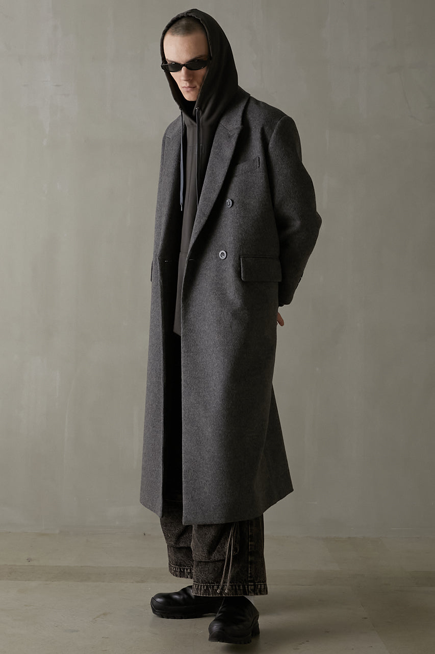 [Weboff Part number] Cashmere Beaver Double Chester Coat