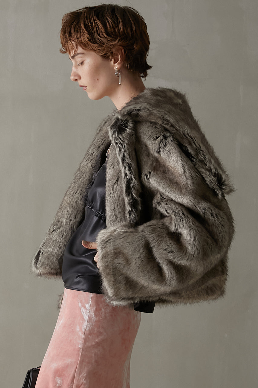 Faux Fur Short Jacket