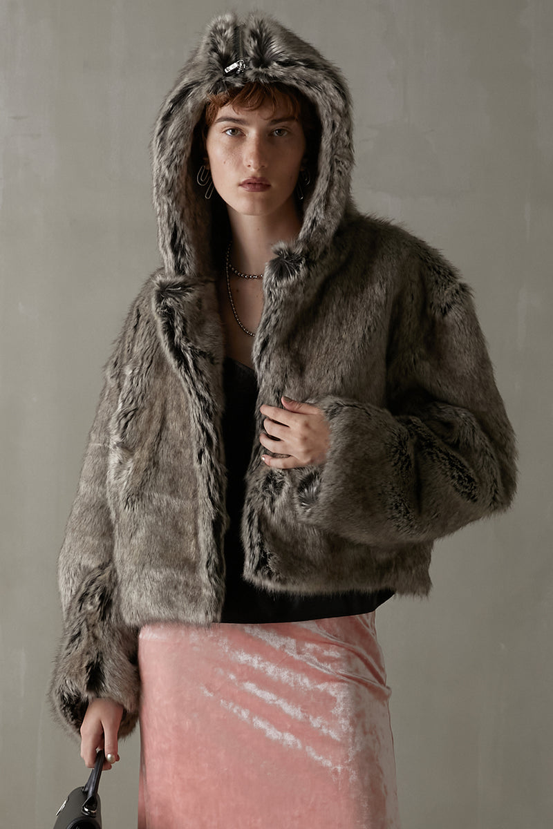 Faux Fur Short Jacket