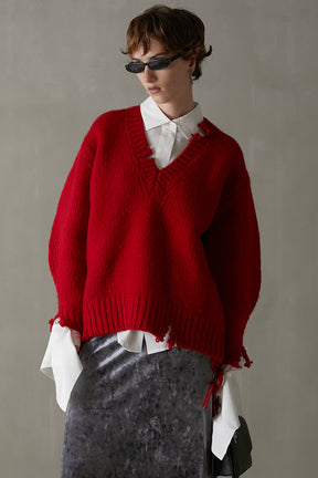 [Weboff Part number] Roving Knit Pullover