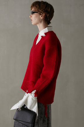 [Weboff Part number] Roving Knit Pullover