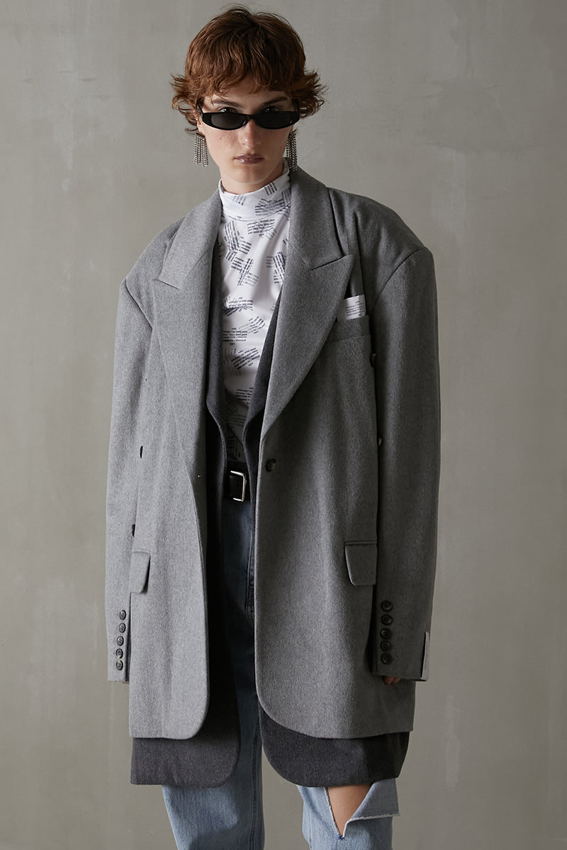 Double Layers Tailored Coat