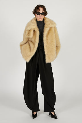 Faux Fur Short Coat - 2025 WINTER