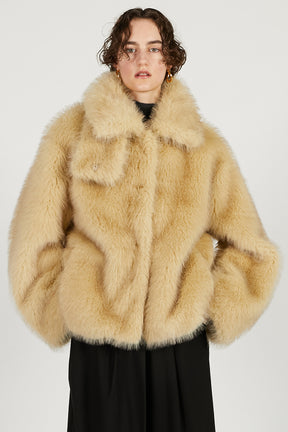 Faux Fur Short Coat - 2025 WINTER