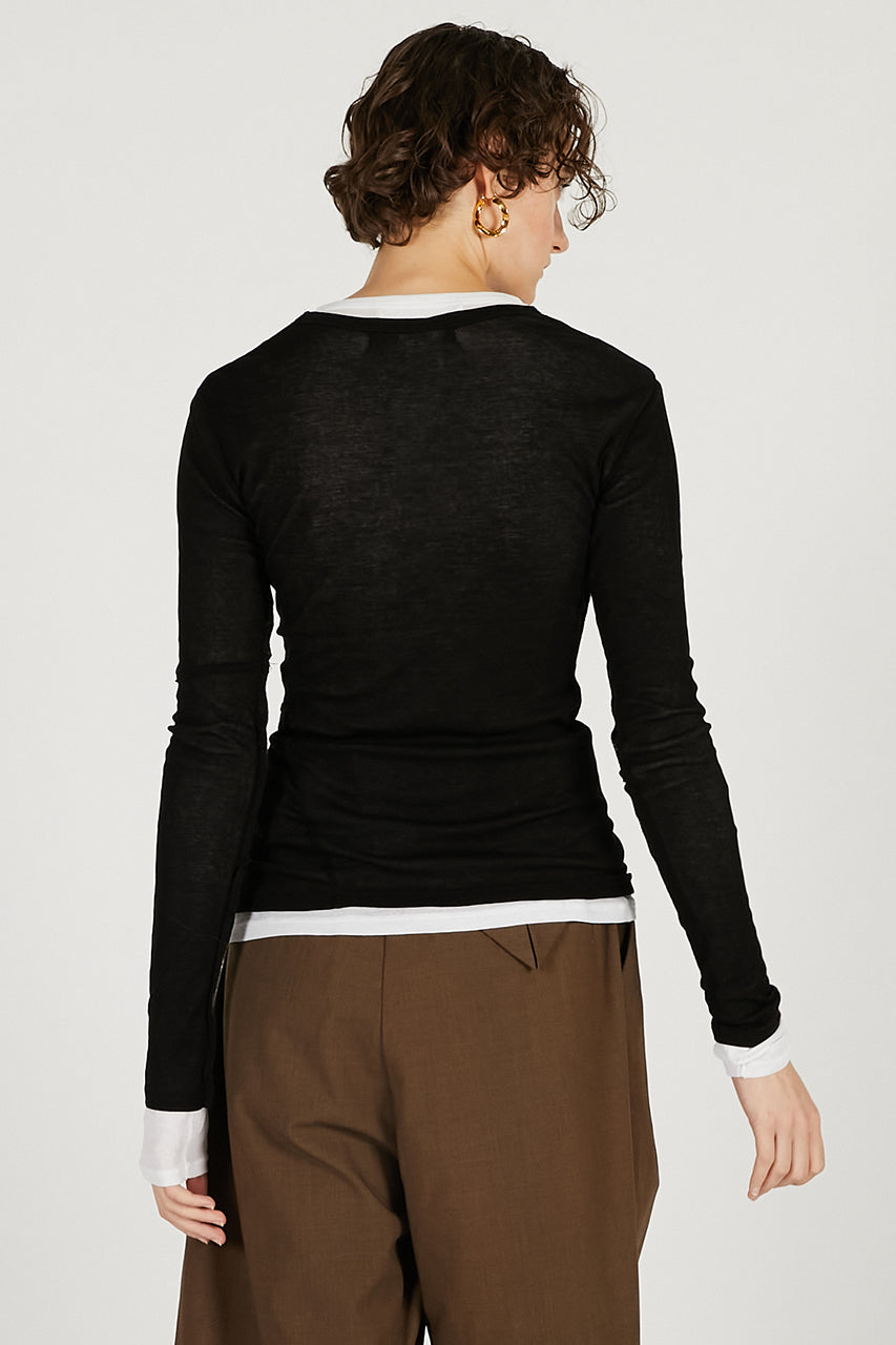 투명한 프레이즈 레이어 상단