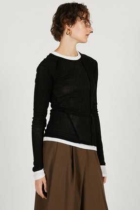 투명한 프레이즈 레이어 상단