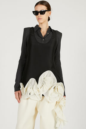 Ruffled Hem Tunic