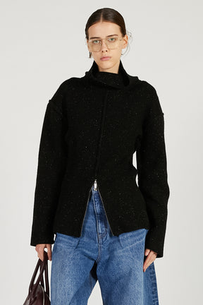 Heavy Turtleneck Knit Tunic