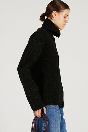 Heavy Turtleneck Knit Tunic