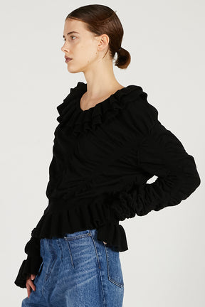 Sharling Ruffled Knit - 2025 WINTER