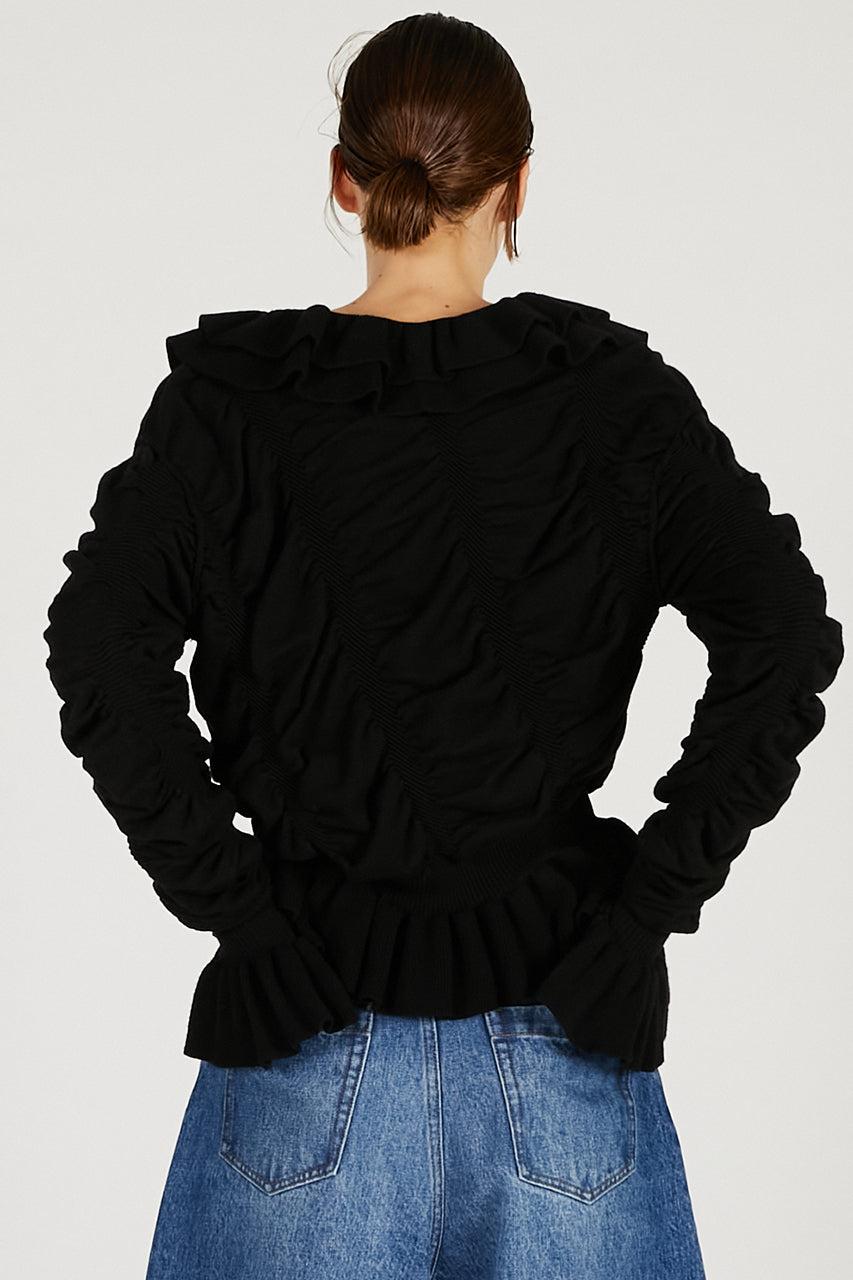 Sharling Ruffled Knit - 2025 WINTER