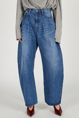 High-waisted Curved Denim - PRE ORDER