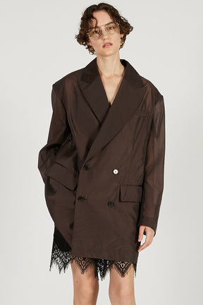 Sheer Oversized Jacket - 2026 SPRING