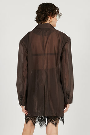 Sheer Oversized Jacket - 2026 SPRING