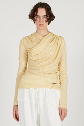 Drape Cross-Over Top