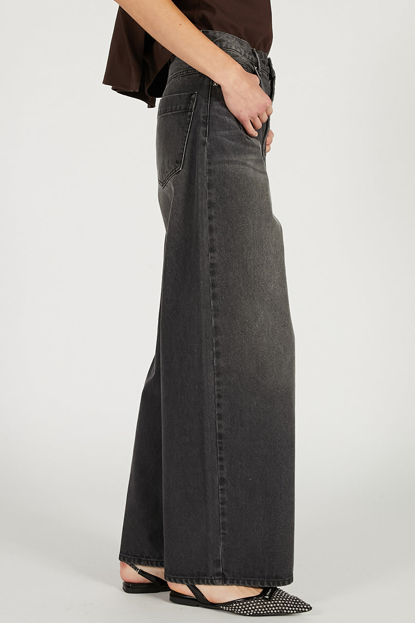 Tulle Skirt Layered Denim - 2026 SPRING