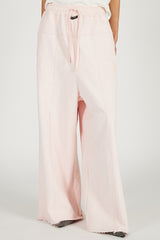 Peach Wide Sweat Pants - 2026 SPRING