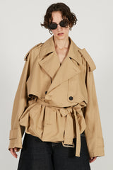 Balloon Hem Trench