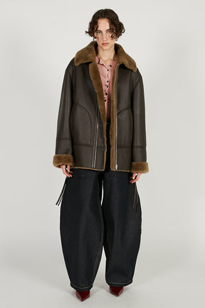 Reversible Mouton Coat - 2025 WINTER