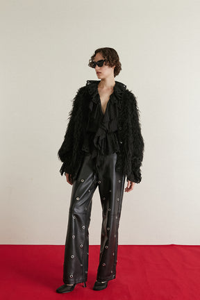 Shaggy Knit Cardigan