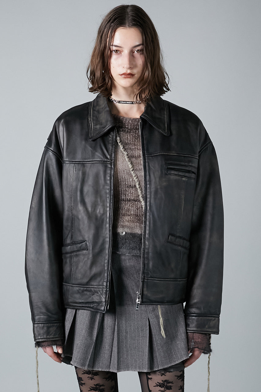 Padded SHEEP Leather Blouson