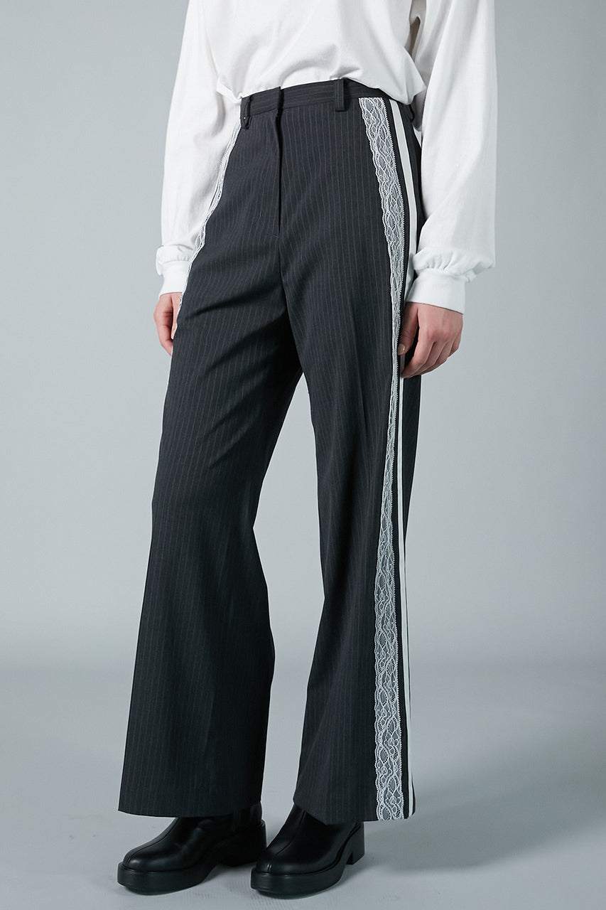 【24WINTER PRE ORDER】Side Lace Line Slacks