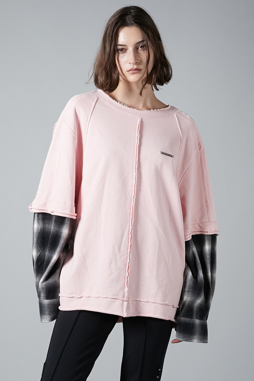 Shirt Layered Sweatshirt - SALE Shirt Layered Sweatshirt - SALE