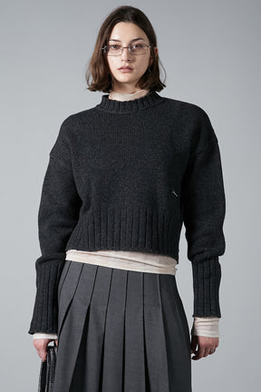 【24WINTER PRE ORDER】Merino Wool Short Knit