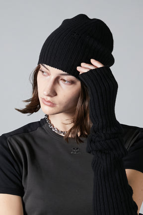 AC Ribbed Lambswool Beanie