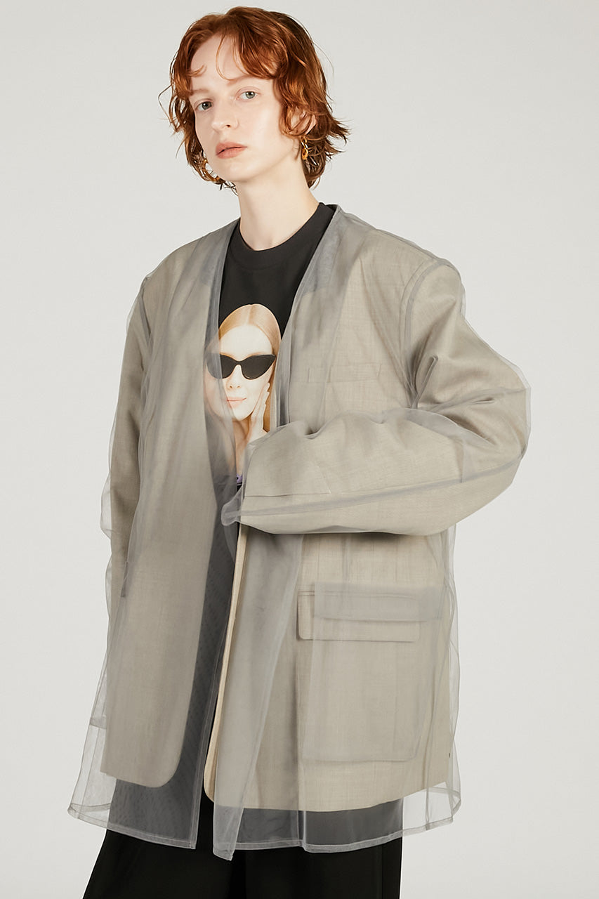 Tulle Layered Jacket - 2026 SPRING