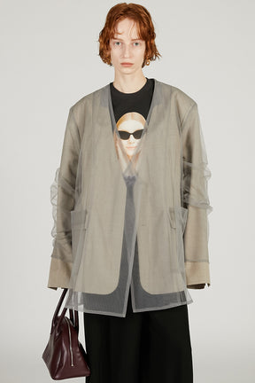 Tulle Layered Jacket - 2026 SPRING