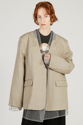 Tulle Layered Jacket - 2026 SPRING