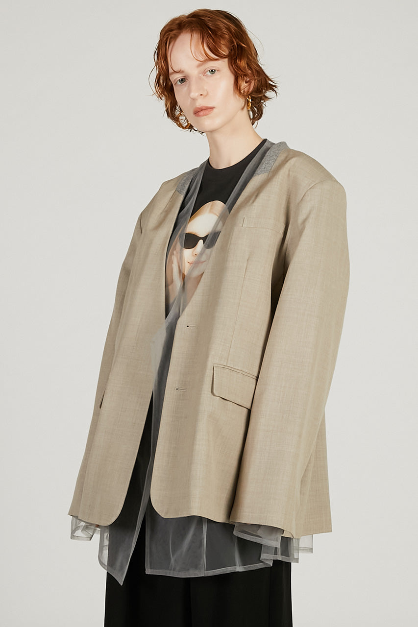 Tulle Layered Jacket - 2026 SPRING