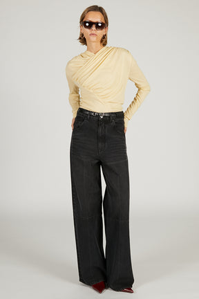 Drape Cross-Over Top