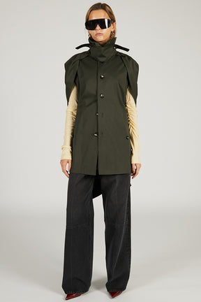 Balloon Shaped Sleeveless Coat - 2026 SPRING