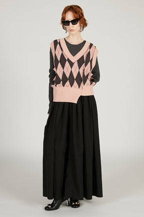 Argyle Knit Vest
