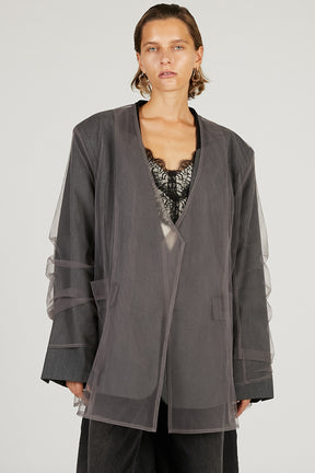 Tulle Layered Jacket - 2026 SPRING