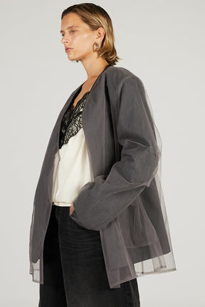 Tulle Layered Jacket - 2026 SPRING