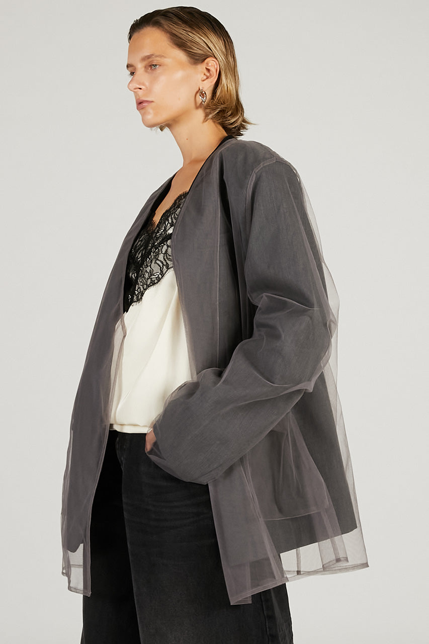 Tulle Layered Jacket - 2026 SPRING