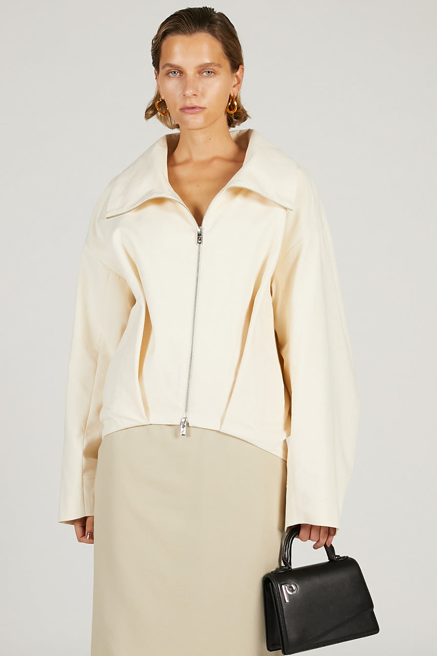 Volume-Tucked Form Blouson - 2026 SPRING