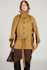 Balloon Shaped Sleeveless Coat