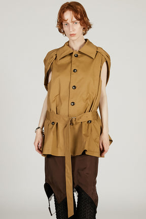 Balloon Shaped Sleeveless Coat - 2026 SPRING