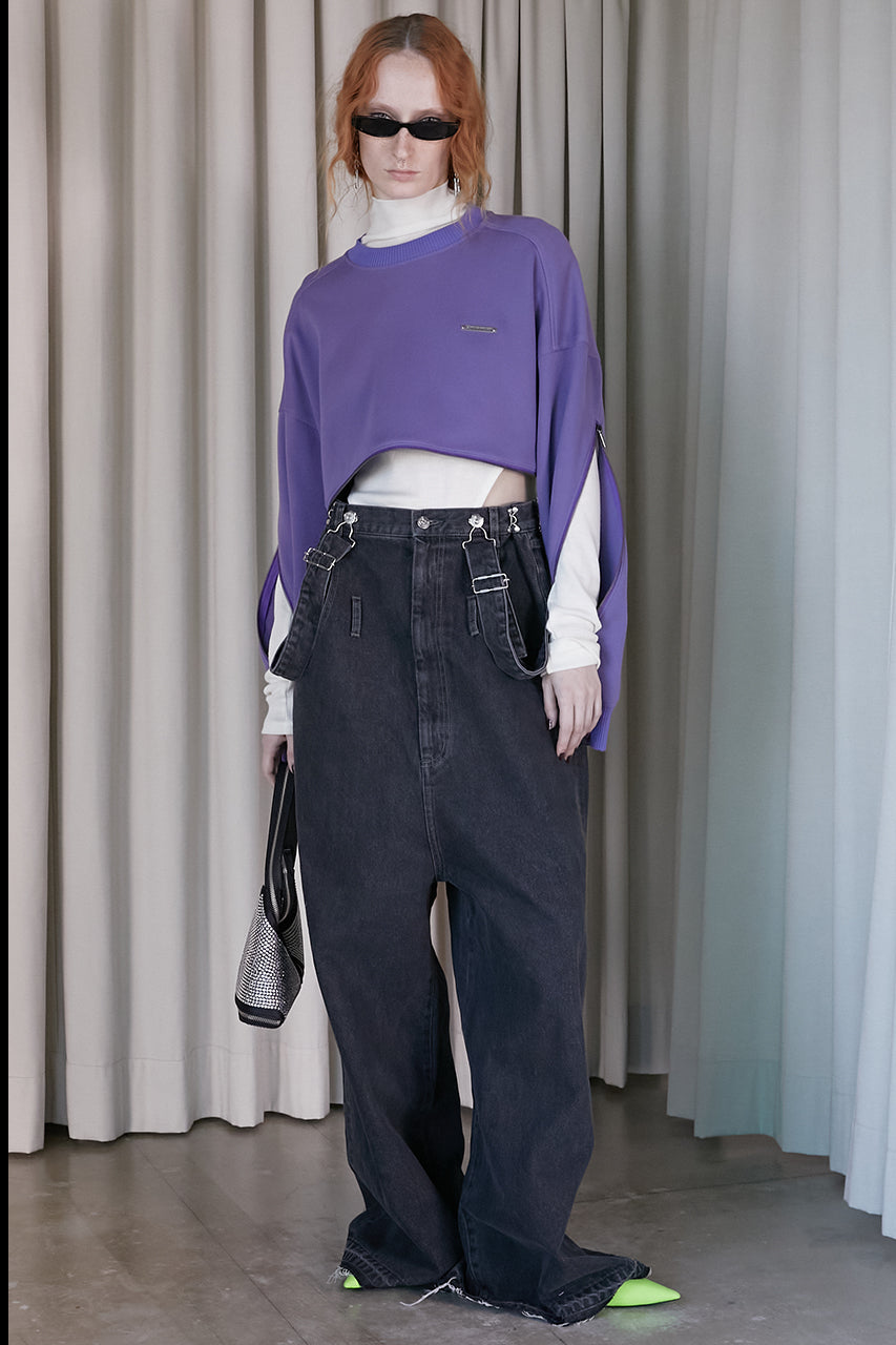 LOOSE WAIST TW-WAY SALOPETTE PANTS