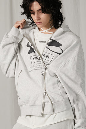 FREAK Double Zip Hoodie