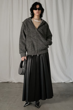 【24WINTER PRE ORDER】2WAY Pleated Maxi Skirt