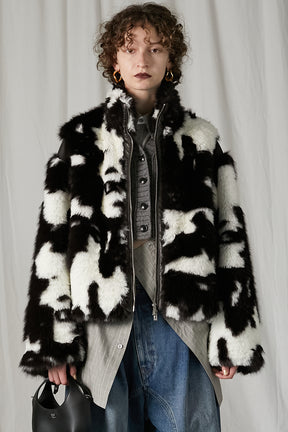 [24Autumn PRE ORDER] FUR ZIP BLOUSON