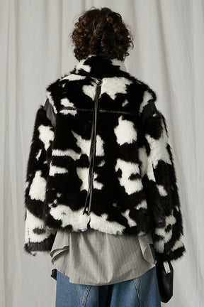 [24Autumn PRE ORDER] FUR ZIP BLOUSON