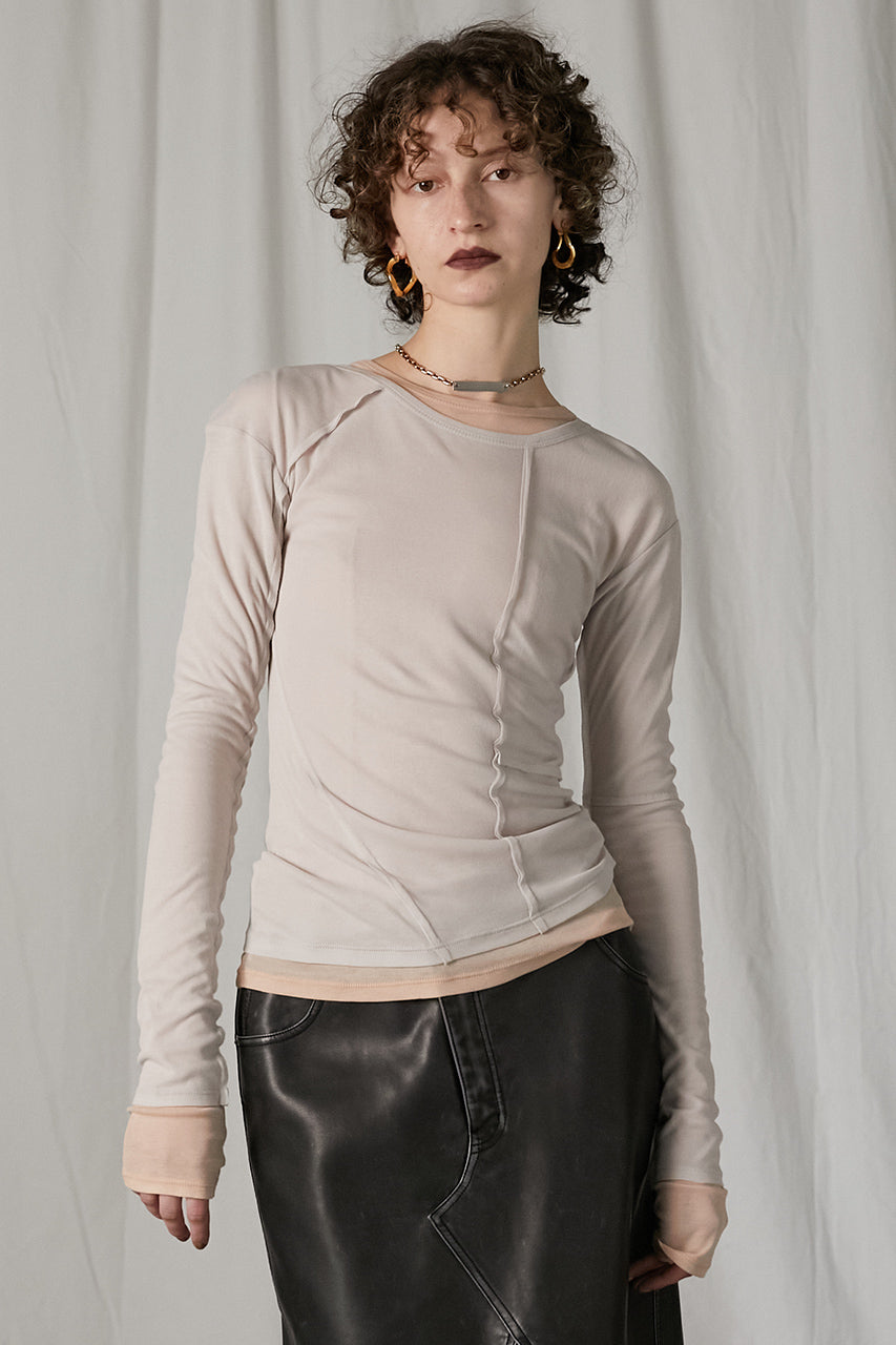 全国送料無料の通販 Layered Fraise Sheer Top ORDER PRE - トップス