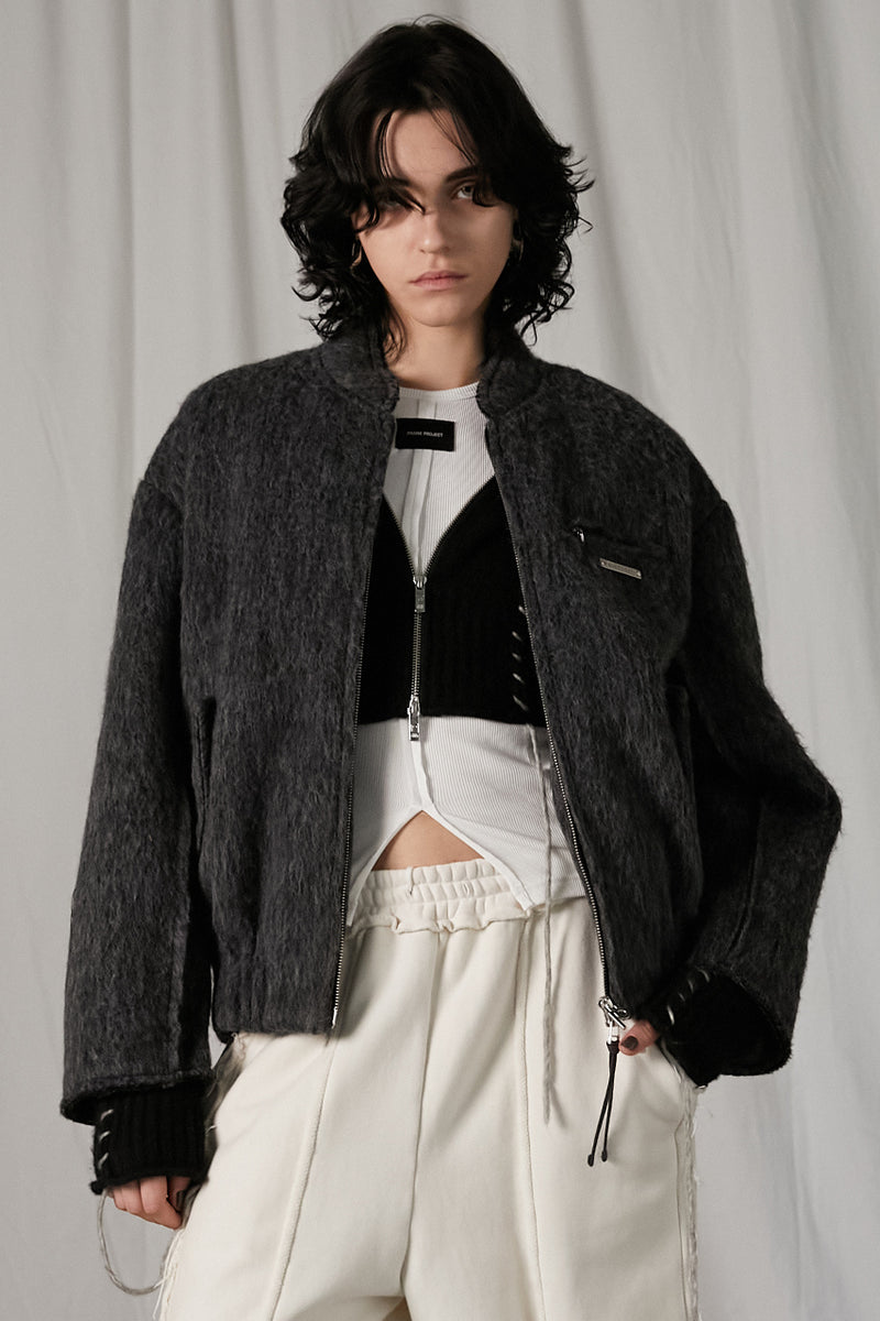 24Autumn PRE ORDER] WOOL SHAGGY BLOUSON