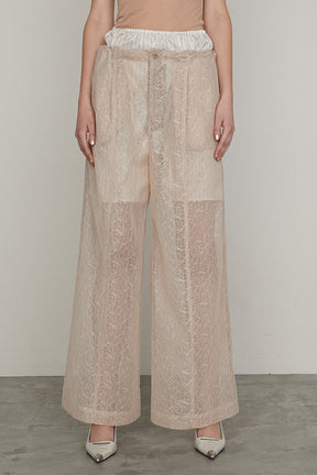 【25 SPRING PRE ORDER】Bonded Lace Pants